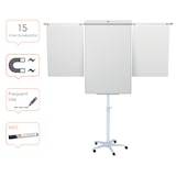 thumbnail of Nobo Portablocco con superficie in acciaio laccato, base mobile e bracci estensibili Impression Pro, 1901920