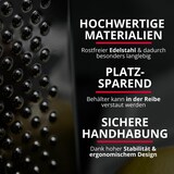 thumbnail of Groenterasp | RVS + Kunststof | 4 Zijden | Opvangbak 80mm | 136x250mm