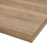 thumbnail of Bistrotisch XL 48 mm | 120x70 cm | Eiche Rustikal | Edelstahl Gestell