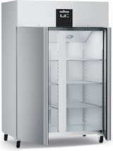 thumbnail of Kühlschrank Edelstahl 2 Türen 1200L - Statische Kühlung mit Ventilator, LED-Beleuchtung, verschließbar - Ecofrost - Combisteel