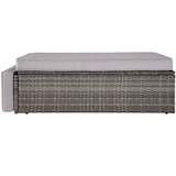 thumbnail of tectake Sofá de ratán Corfú  Gris