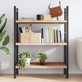 thumbnail of vidaXL Wandregal 100x40x(2-4) cm Massivholz Eiche Unbehandelt