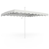 thumbnail of Parasol de marché forain 400x300cm Blanc - Armature Télescopique + Toile + Housse