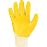 thumbnail of 12 Paar *YELLOWSTAR* STRONGHAND® HANDSCHUHE Nitril Arbeitshandschuh beschichtet gelb 0550 - Größe 8 (M)