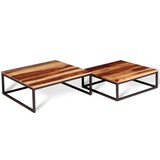 thumbnail of Helloshop26 - Ensemble de table basse gigogne lot de 2 bois massif marron 02_0042112