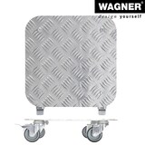 thumbnail of WAGNER Pflanzenroller ALASKA 29 x 29 x 7,5 cm, Alu Riffelblech, Softrollen&Bremsen, Tragkraft 100 kg, DE Ware - 20700301
