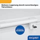 thumbnail of Exquisit Gefriertruhe, 246 Liter, Kombigerät, 2-in-1, Tiefkühltruhe, Kühlen, 4-Sterne-Gefrieren, Toplader, klein, GT250-HE-040D weiss