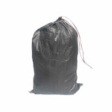 thumbnail of 100x Schwerlastsack Gewebesack Hochwassersack Getreidesack Lagersack PP mit rotem Streifen und Band 500x800mm 30kg schwarz