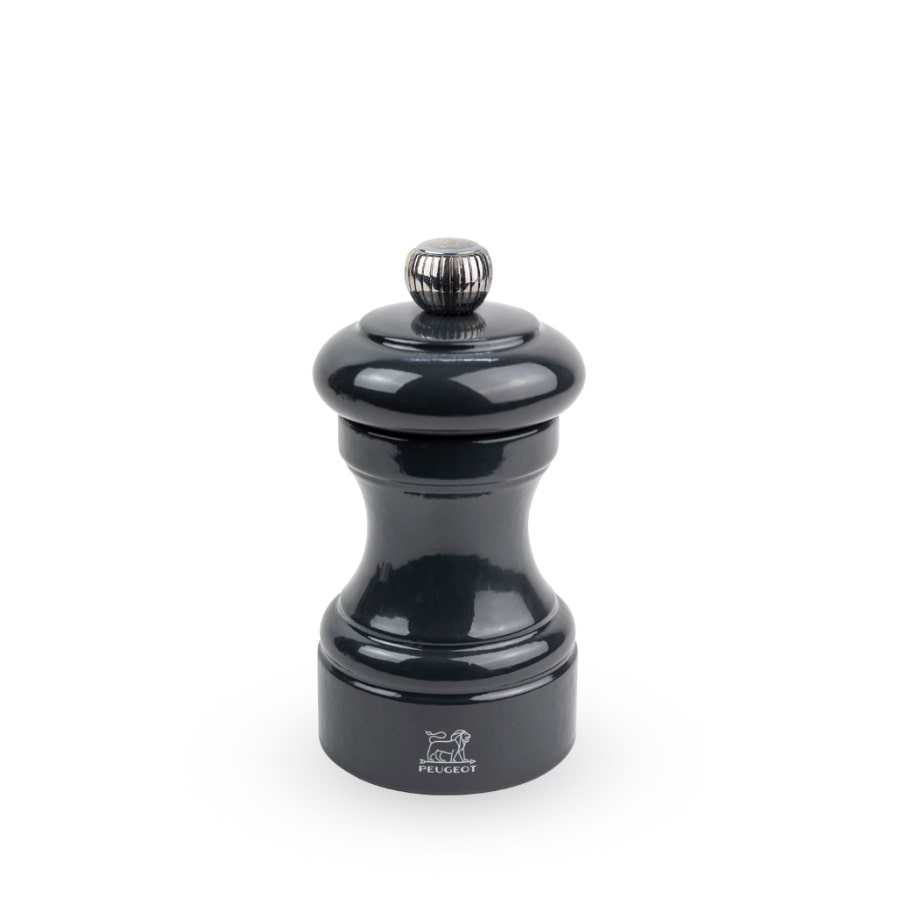 PEUGEOT Salzmühle BISTRO 10cm Schiefergrau Buchenholz Lackiert Stahlmahlwerk