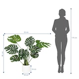 thumbnail of Planta artificial MONSTERA I Verde hjh OFFICE