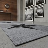 thumbnail of Teppich Waschbar Sterne Modern Strapazierfähig Esszimmer Flur Läufer Grau 80x300 cm OEKO-TEX Schadstoffgeprüft – INN von Kadima Design