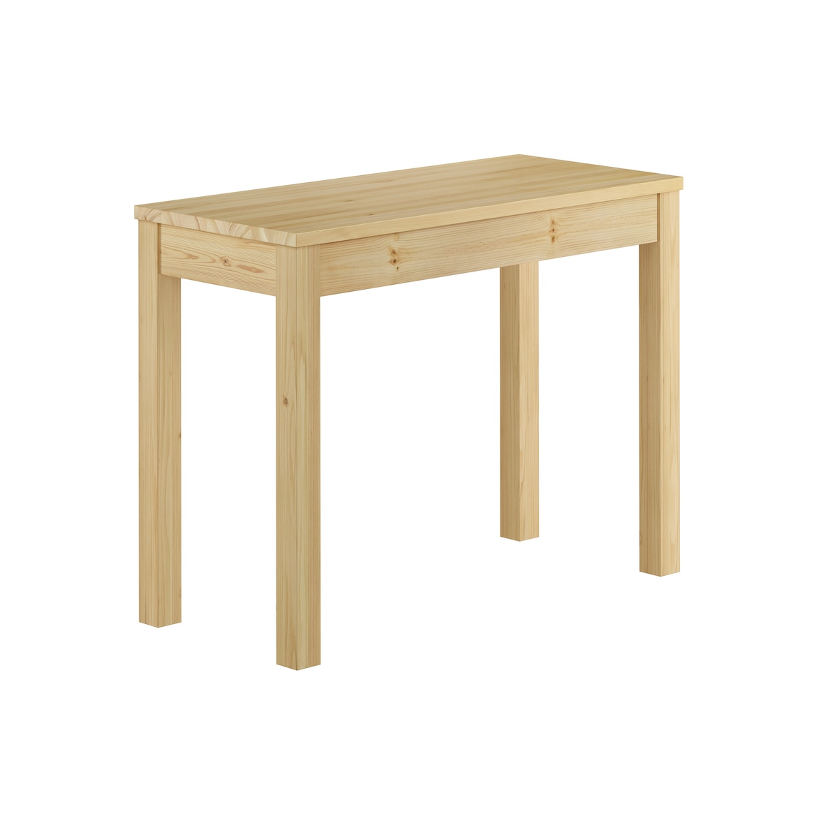 Schreibtisch Laptoptisch Beistelltisch Schmaler Esstisch 100x45 Kiefer Natur V-90.70-55A100x45