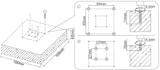 thumbnail of Décoshop26 - XXL Luxus-Sonnenschirm 5x5m (Ø7,2m) zur Befestigung an Betonfundamenten Polyester/Aluminium 75kg beige 04_0003353