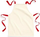 thumbnail of FairTrade Cotton Junior Craft Apron: One Size / Natural/Pistachio
