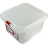 thumbnail of Pack 3 Tupper de plástico hermético cuadrado con tapa, apto para microondas, lavavajillas y congelador. Medidas: 176x162x100 1,9L