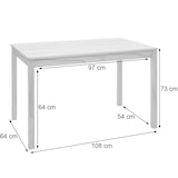 thumbnail of Décoshop26 -Essgruppe im rustikalen Stil aus massivem Kiefernholz bestehend aus Tisch und Stühlen 04_0003065