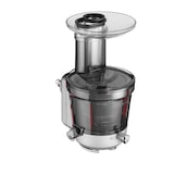 thumbnail of KitchenAid Entsafter Vorsatz 5KSM1JA, 16 x 24 x 29 cm, Kunststoff/Edelstahl, 1 l, mit Einfüllöffnung/ Einfülltablett/ Stopfer, transparent/grau