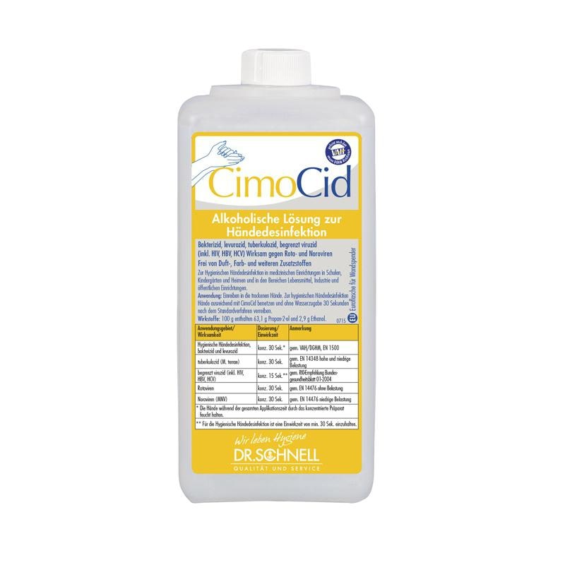 Dr.Schnell CimoCid Händedesinfektion 1 l Euroflasche