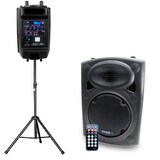 thumbnail of Enceinte Dj amplifiée 8" 20cm 200W USB/SD/BT+ pied