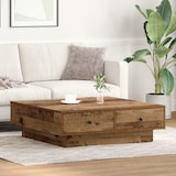 thumbnail of vidaXL Couchtisch Altes Holz Recyceltes Holz 90 x 90 x 28 cm