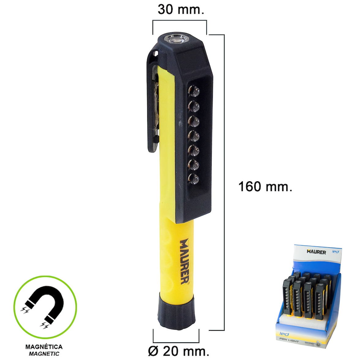 Linterna Led Boligrafo 50 Lumenes