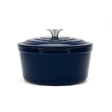 thumbnail of La Fonderie 1890 ronde braadpan ALMA22 van geëmailleerd gietijzer, diameter 22 cm, inhoud 3,3 L, marineblauw