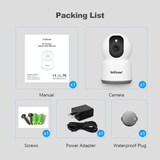 thumbnail of Camera IP 5MP QHD WiFi 5G Vision Nocturne Couleur Détection Mouvement Audio Bidirectionnel YONIS