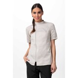 thumbnail of Chef Works® Damenkochjacke VARKALA Flex Serie nachhaltig, Reisverschluss, Beige, Größe XS