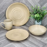 thumbnail of CLAY BEIGE 6er Set Kuchenteller Ø21,5cm Steingut beige Dessertteller Frühstück