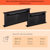 thumbnail of Klarstein Royal Flush Eco Dunstabzugshaube 90 cm 714 m³/h A+ Schwarz