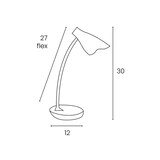 thumbnail of Lampe sur batterie Ukky, à LED, coloris blanc