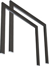 thumbnail of Ausziehbarer Tisch 180/440x90 cm Volantis Premium Zement mehrfarbige Beine 4/C