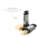 thumbnail of Boska Trio Formaggio / Drei Käsereiben / Edelstahl / Kunststoff / Schwarz / Silber / 160 x 85 x 50 mm