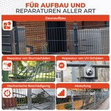 thumbnail of Qualinos 50x Grün (6005) Ersatzteil-Set für Doppelstabmatten Klemmbock 40mm und V2A Nietmutter ohne Schraube