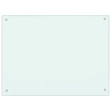 thumbnail of vidaXL Küchenrückwand Weiß 80x60 cm Hartglas