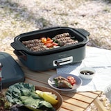 thumbnail of Kuvings - Plancha électrique de table antiadhésive - Multifonction : Cuisiner, griller, mijoter - Nettoyage facile - Multi-grill