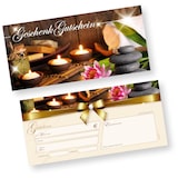 thumbnail of TATMOTIVE Geschenkgutscheine Massage & Wellness (100 Stück) einfach Werte eintragen und stempeln, für Massage & Beauty