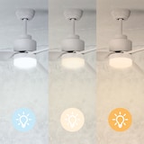 thumbnail of SPC Conforto DC Max 2 – Ventilador de techo, luz regulable, motor DC 43W supersilencioso, Ø132 cm, WiFi y mando a distancia