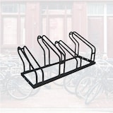 thumbnail of BRASQ Fietsenrek voor 4 Fietsen - Fietsentandaard - Fietsrek - Fietsbeugel voor Vloer Inclusief bevestigingsmateriaal - Zwart