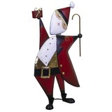 thumbnail of Vacchetti Babbo natale metallo rosso cm70,5x23h110