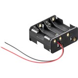 thumbnail of 8x Batteriehalter - lose Kabelenden – Batterie Halterung Elektronik (Kunststoff)