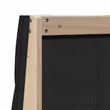 thumbnail of vidaXL Gepolstertes Kopfteil Schwarz 150 cm Massives Kiefernholz