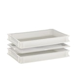 thumbnail of APS Bac à pâte et à pizza 60 x 40 cm, H : 7,5 cm Polyéthylène, blanc