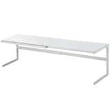 thumbnail of Yamazaki Küchenregal Standregal Arbeitsplatte weiß Metall ausziehbar 54-92x25x22cm "TOWER"