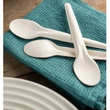 thumbnail of MONOUSO - Cucchiaino di Cartone Rigido Bianco 13cm (50 Pezzi)