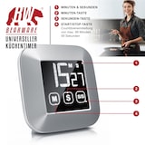 thumbnail of BEARWARE Küchentimer digital - Küchenwecker Eieruhr - digital mit 3 x Touchbutton - LCD Display - Countdown und Countup bis 99 Minuten - Uhrzeit