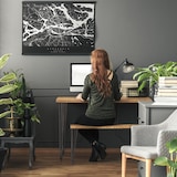 thumbnail of Relaxdays Hairpin Legs, 4er Set, 3 Streben, Metall, Haarnadel Tischbein für Hocker, Tisch & Schrank, 71 cm hoch, schwarz