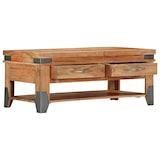 thumbnail of Table basse 110x52x45 cm Bois d'acacia solide Modèle Atlas Master Vintage