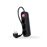 thumbnail of Nanocable Regleta 3 Tomas Interruptor 1.4m - Color Negro
