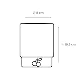 thumbnail of Zafferano Teca Frutta - Set van 6 glazen van borosilicaatglas met appel - 35 cl Tumbler Dubbele bodem Handgedecoreerd, gemakkelijk afwasbaar